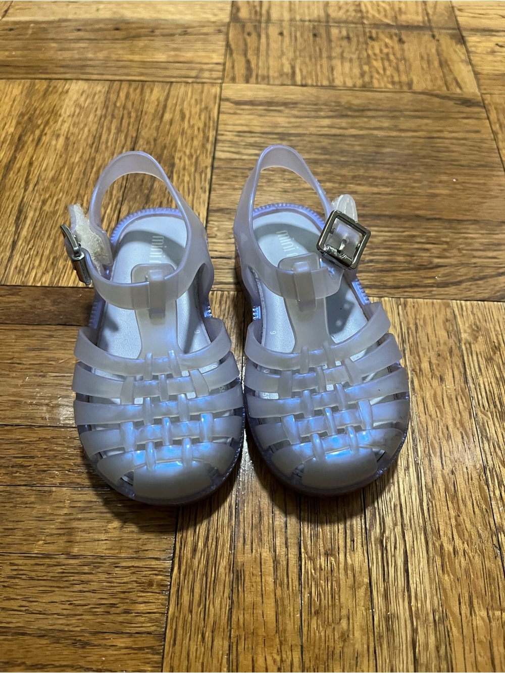 Mini Melissa Iridescent Jelly Sandals - Picture 2 of 4